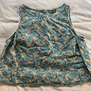 ModCloth Cotton Flower Button Blouse